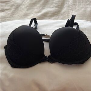 Victoria’s Secret Black & Lace Padded Bra